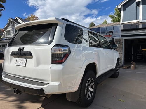 Customer photo review of Toyota 4Runner Valance Replacement Kit (2014-2024) - Front & Rear Set - Black/Topographic