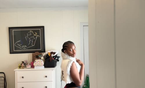 Customer photo review of Vixen Vest (Grey)