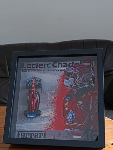 Customer photo review of Charles Leclerc #16 Ferarri