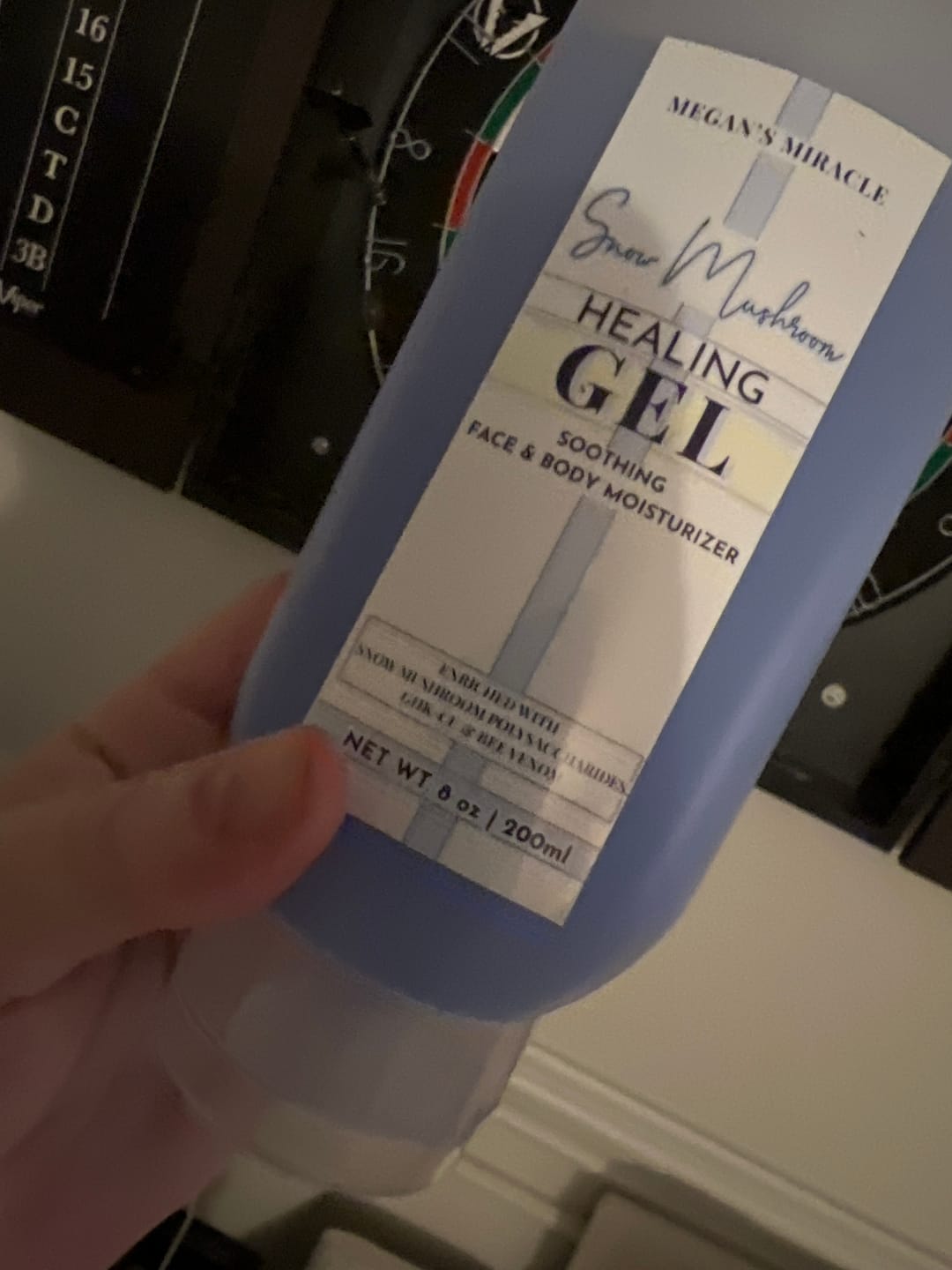 Customer photo review of Snow Mushroom Gel