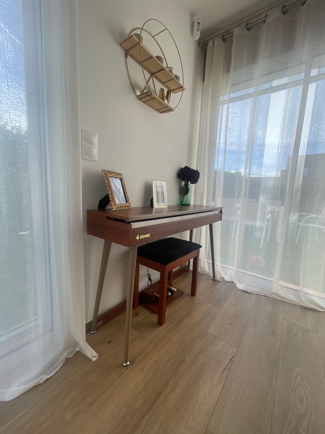 Customer photo review of Donner DDP-80 PLUS Piano Numérique Avec Couvercle Semi-Ouvert