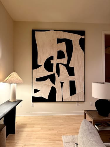 Customer photo review of Modern Abstract Painting #ABAV328