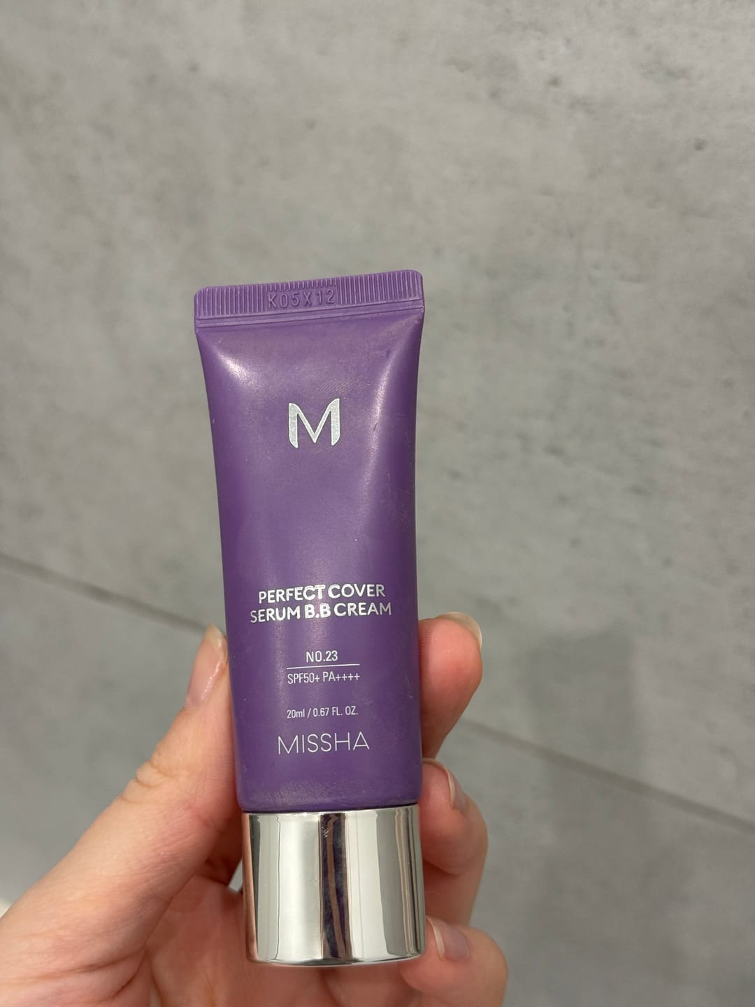 Customer photo review of Tonālais serums MISSHA M Perfect Cover Serum BB Cream