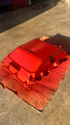 Customer photo review of #96 One-Off Custom Color -  ShockTop Orange Basecoat   - Custom Color -CLEARANCE