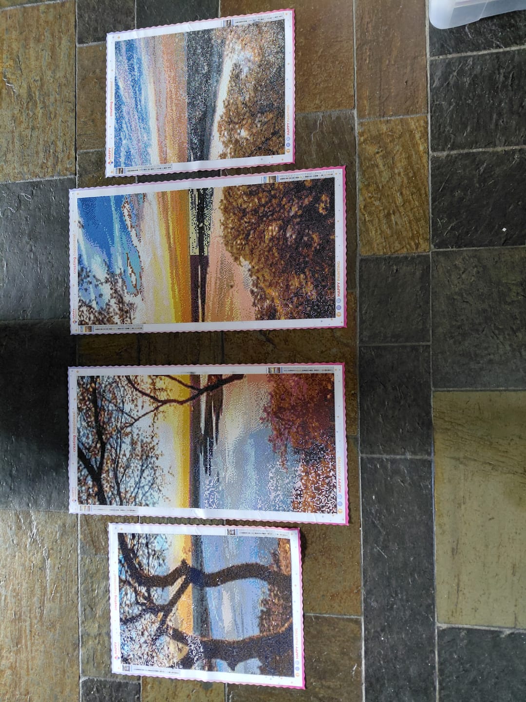 Customer photo review of Meer - Zonsondergang | 5 Luiken