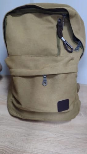 Customer photo review of Sac à Dos en Toile Canvas
