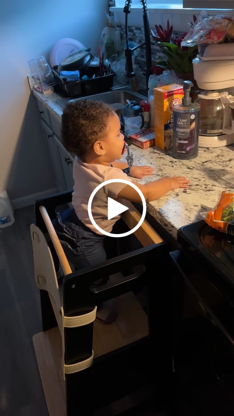 Customer video review of HARPPA Nordo | Toddler Kitchen Tower