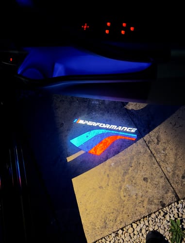 Customer photo review of BMW G SERIES DOOR LIGHTS