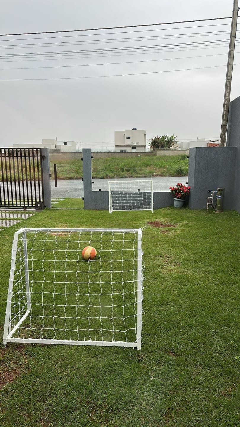 Customer photo review of Rede de Proteção Esportiva para Campo de Futebol e Society - Cobertura - Seda