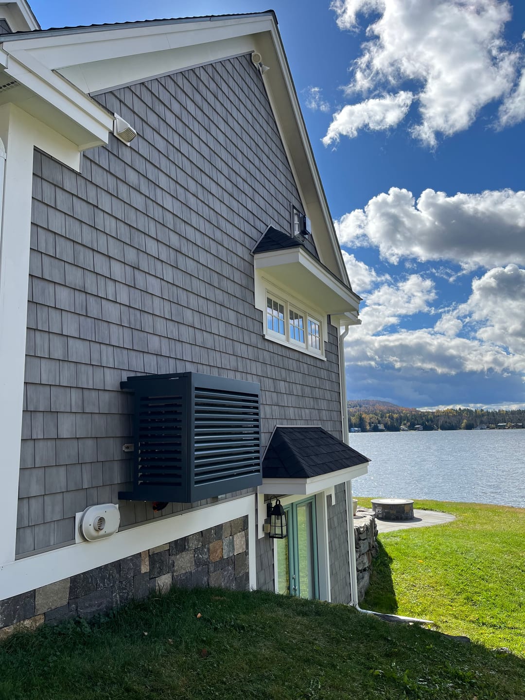 Customer photo review of Mini-Split AC Cover - Black