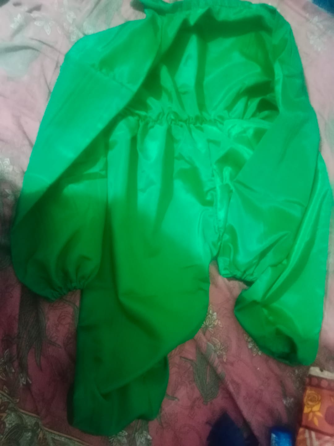 Customer photo review of FancyDressWale Apple Fruit Costume with Green Jumpsuit for Kids | Fancy Dress for School Competitions & Fruit Day (2–10 Years)