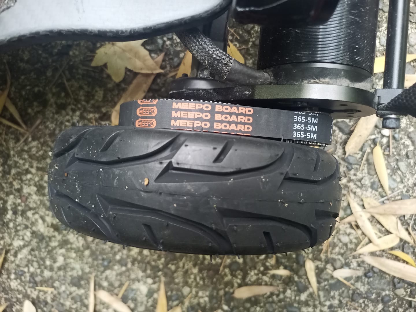 Customer photo review of Electric Skateboard Drive Belt