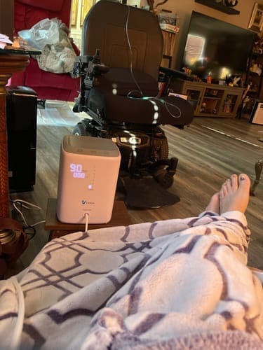 Customer photo review of VARON generatore di ossigeno per uso domestico, modello VH-3, regolabile da 1 a 7 litri/minuto.