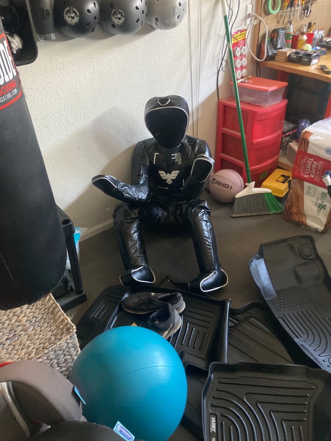 Customer photo review of Adults Essential BJJ Grappling Dummy – 5'7" (170 cm), Unfilled