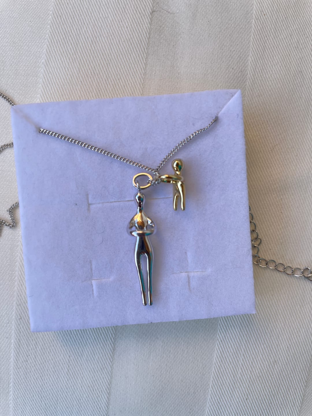 Customer photo review of Collana Amore eterno