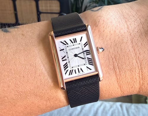 Customer photo review of Vault Grey Saffiano