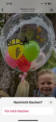 Customer photo review of ABC Schulkind Designer Ballon