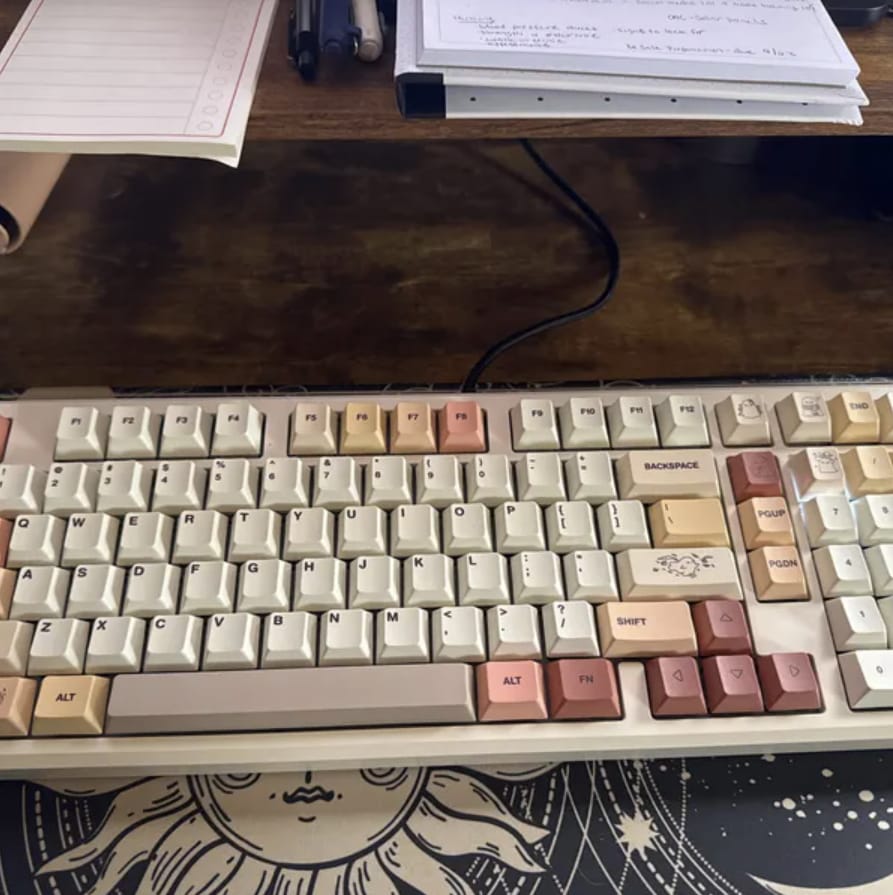 Customer photo review of Last Leaf Keycaps - In Stock