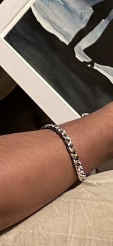 Customer photo review of 8mm Cuban Link Bracelet