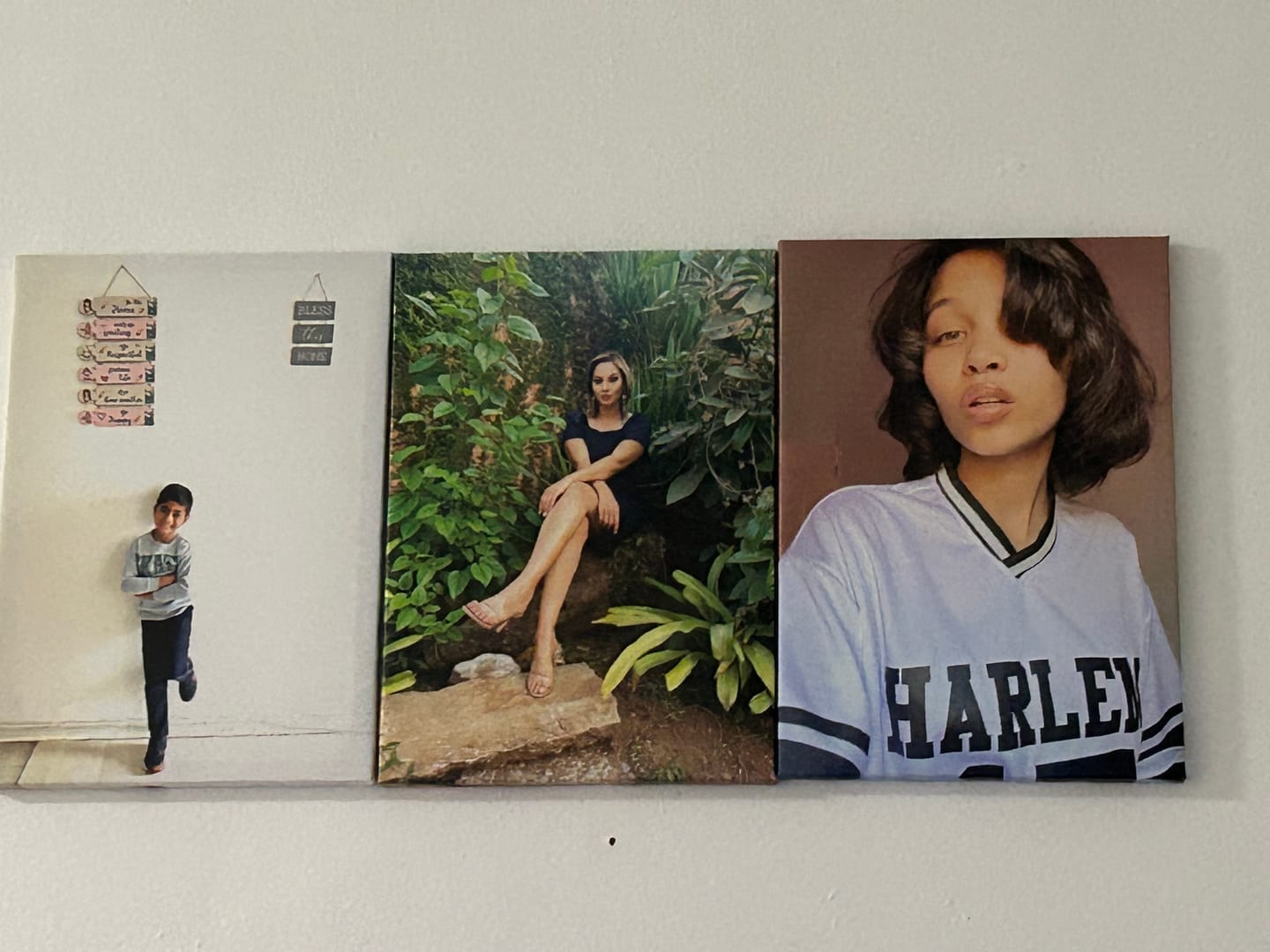 Customer photo review of 3 x A3 Canvas Combo