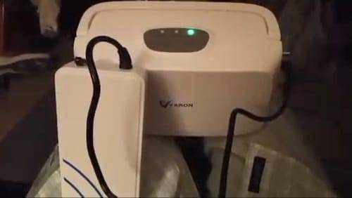 Customer photo review of VARON Generatore di ossigeno portatile 3L/min Modello VL-1