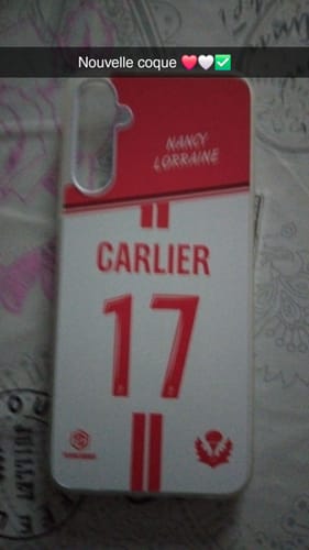 Customer photo review of Coque foot NANCY personnalisable - TEAMCOQUES