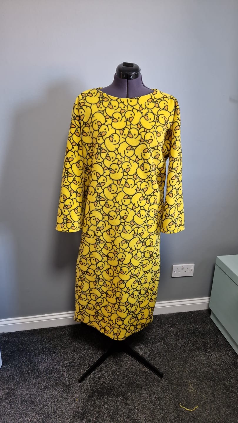 Customer photo review of Yellow Ducks Anti Pill Polar Fleece Fabric
