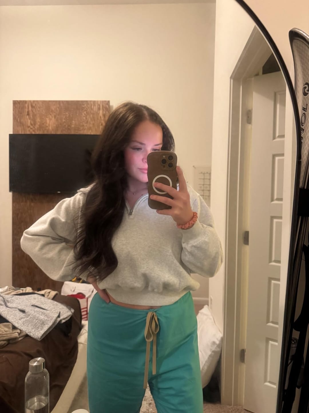 Customer photo review of 100% Real Virgin Human Hair Keratin Tip Pre Bonded Hair Extensions Darkest Brown (#2)