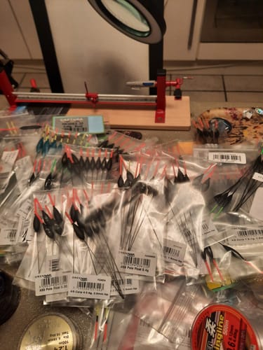 Customer photo review of POLE FLOATS AS CARP 1 (10 stuks of €2.45/stuk)