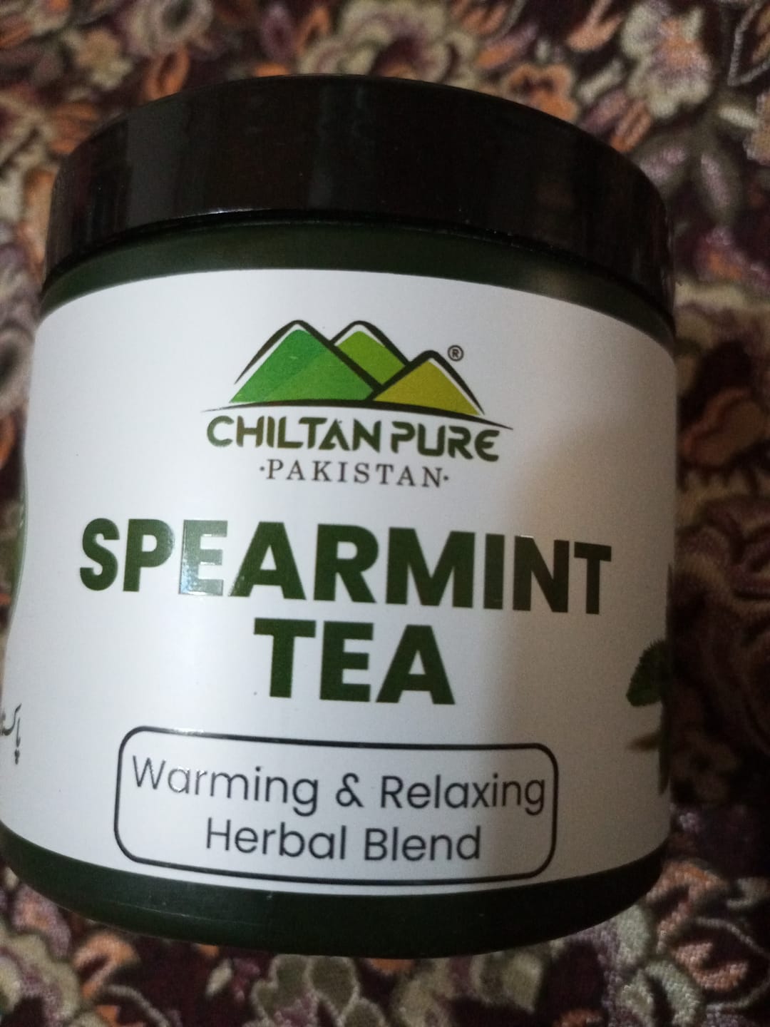 Customer photo review of Spearmint Tea - Enhances Memory, Relieves Pain, Beneficial for Hormonal Imbalances & Promotes Relaxation