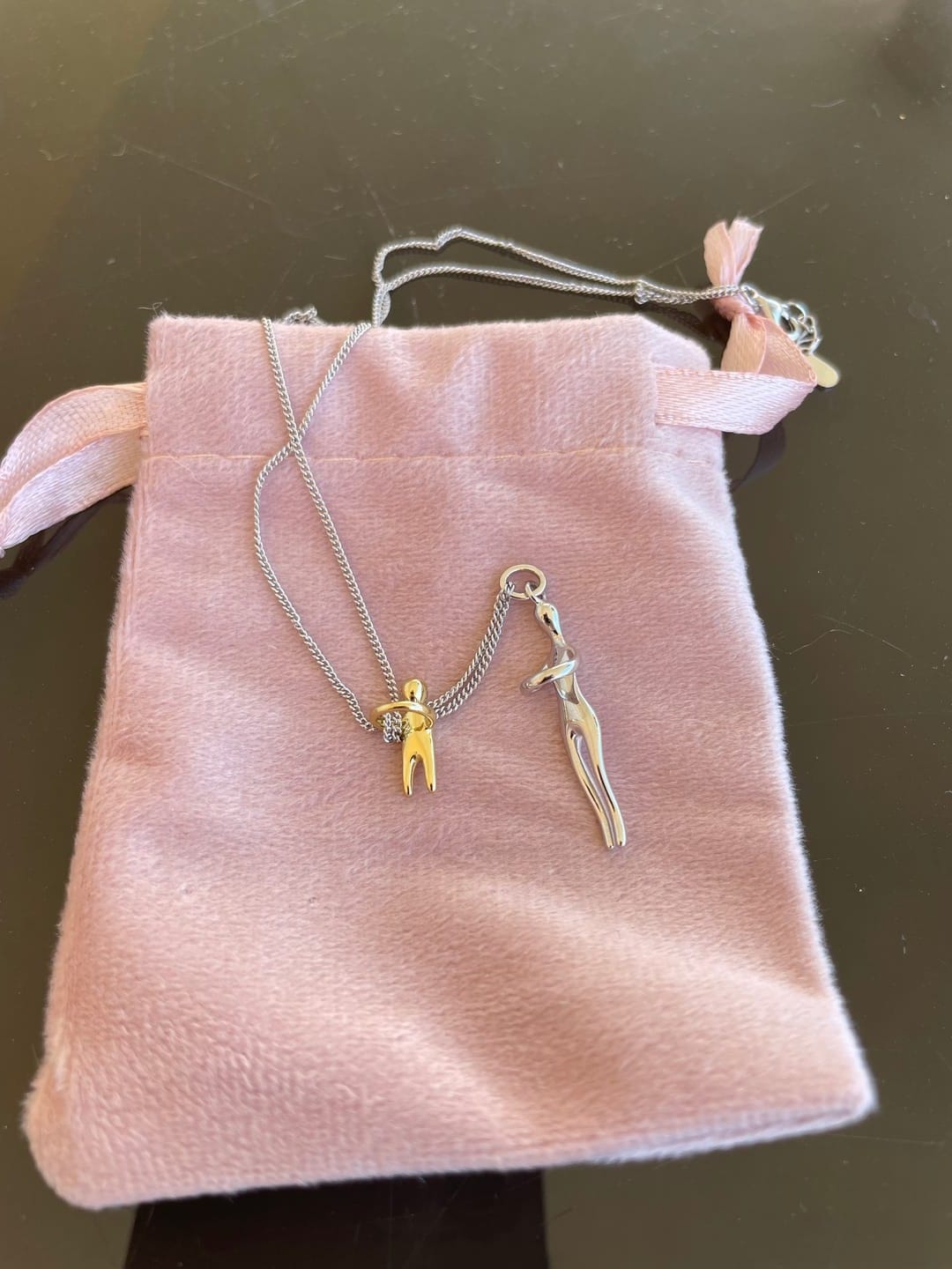 Customer photo review of Collana Amore eterno