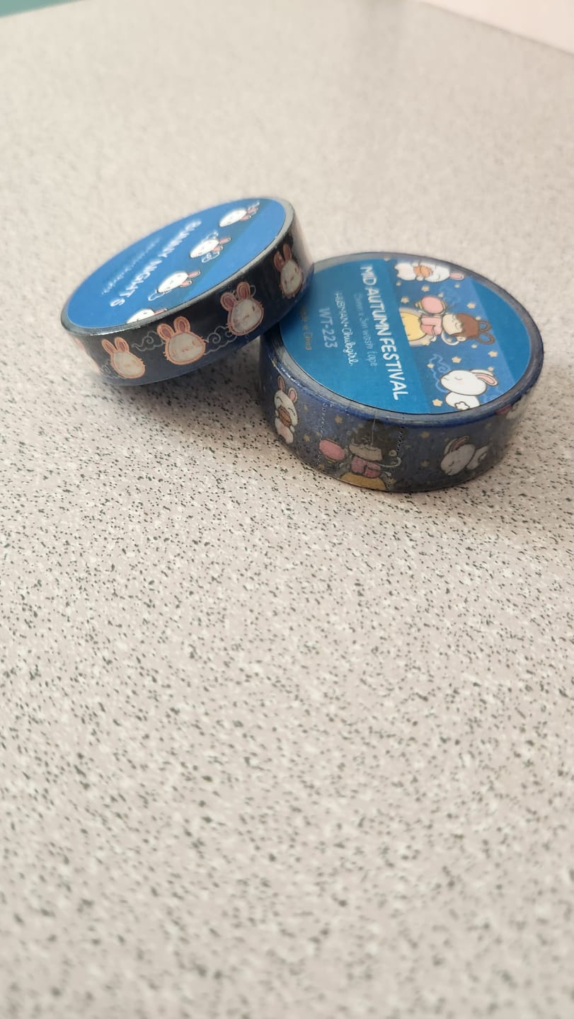 Customer photo review of Mid Autumn Festival Washi Tapes (Set of 2)