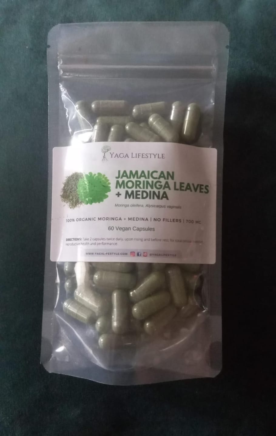 Customer photo review of Moringa Medina Capsules