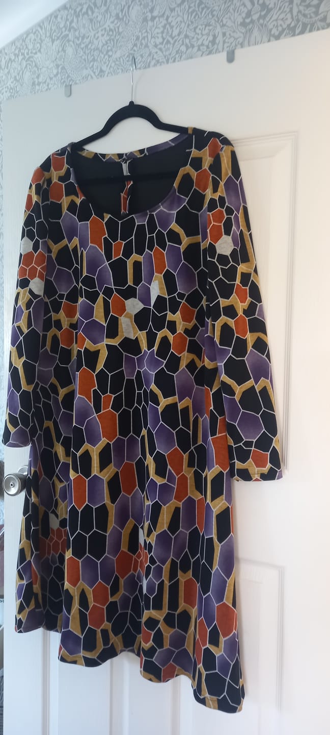 Customer photo review of Modern Mosaic Digital Modal-Touch Jersey Fabric