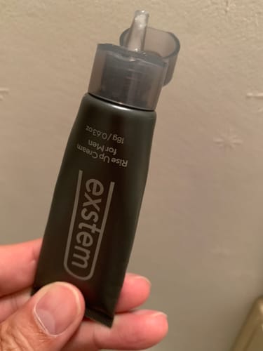 Customer photo review of exstem（エクステム）エクソソーム配合の男性用ケアクリーム