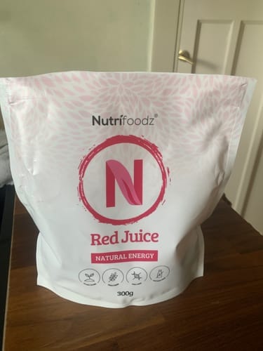 Customer photo review of Nutrifoodz® Red Juice