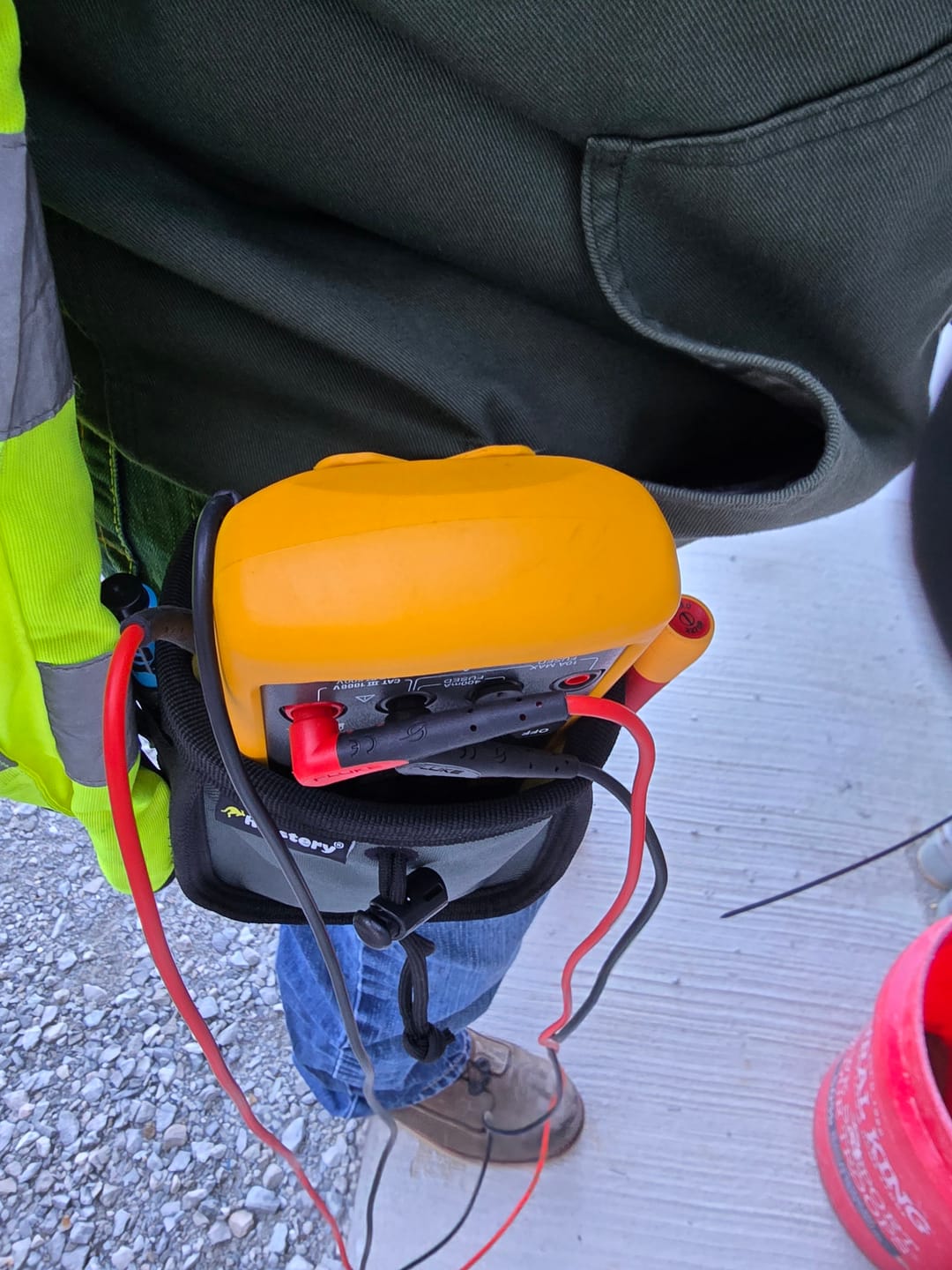 Customer photo review of Joey Pouch Pro | Clip-On Tool & Hardware Pouch