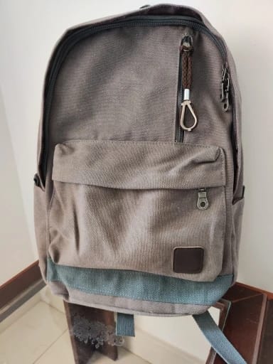 Customer photo review of Sac à Dos en Toile Canvas
