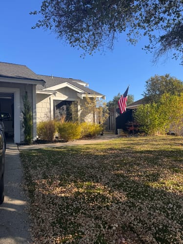 Customer photo review of NEW For 2025/2026! Prestige House Flag Pole - A Complete Wall-mounted Kit - American Flag Included