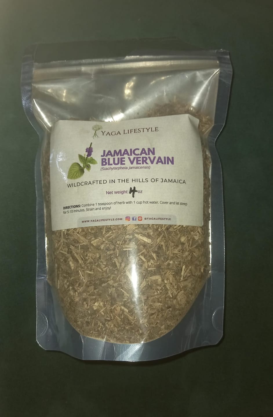 Customer photo review of Jamaican Blue Vervain (Wildcrafted)