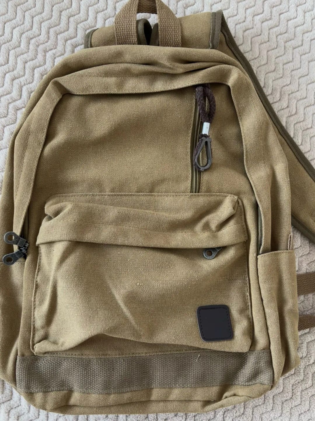 Customer photo review of Sac à Dos en Toile Canvas