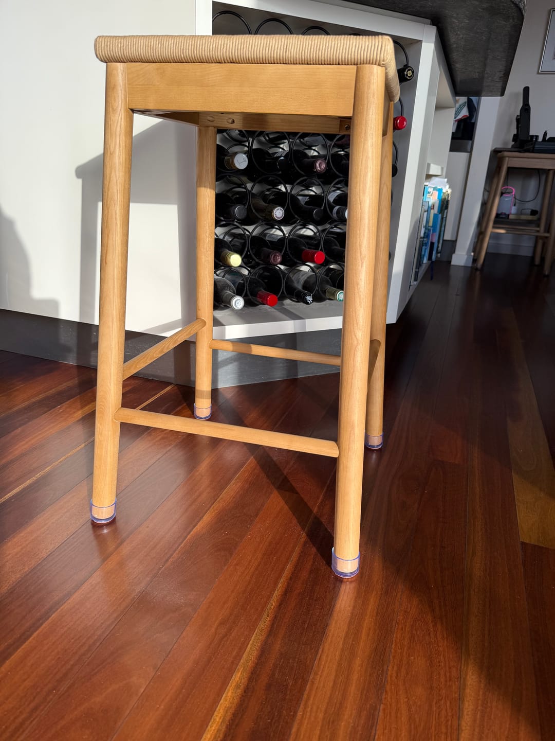 Customer photo review of Round Felt Silicone Chair Leg Protectors | Extra-Durable Chair Floor Protectors