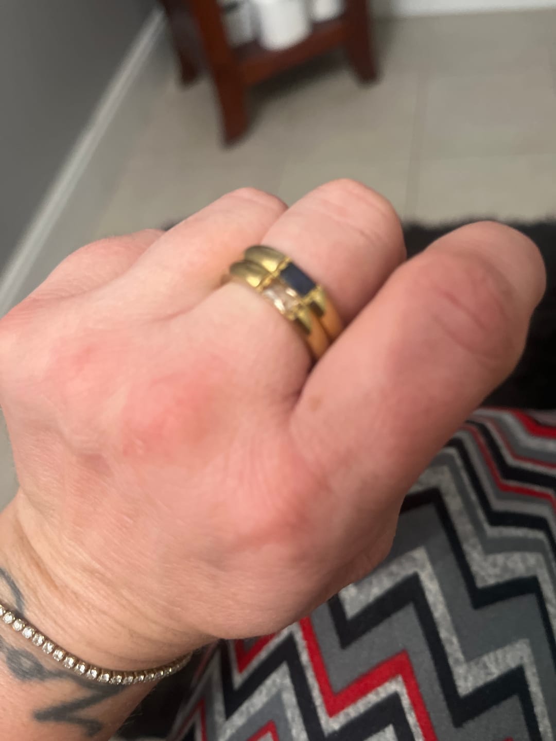 Customer photo review of Treasure Birthstone Ring