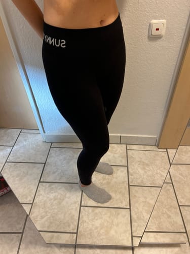 Customer photo review of Leggings Butterfly | Schwarz