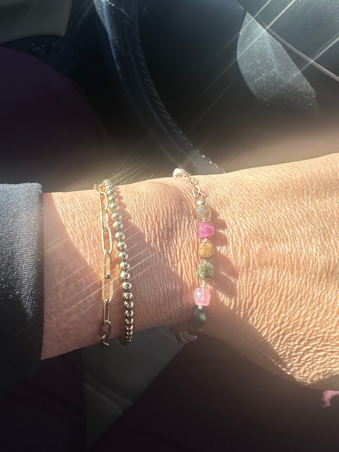 Customer photo review of Paperclip Bracelet