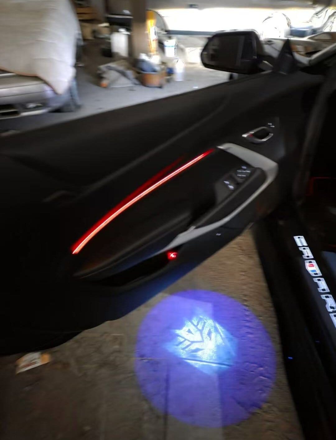 Customer photo review of Transformers Logo door lights Nr.252  (quantity 1 = 2 Logo Films /2 door lights）Movie Series Logo