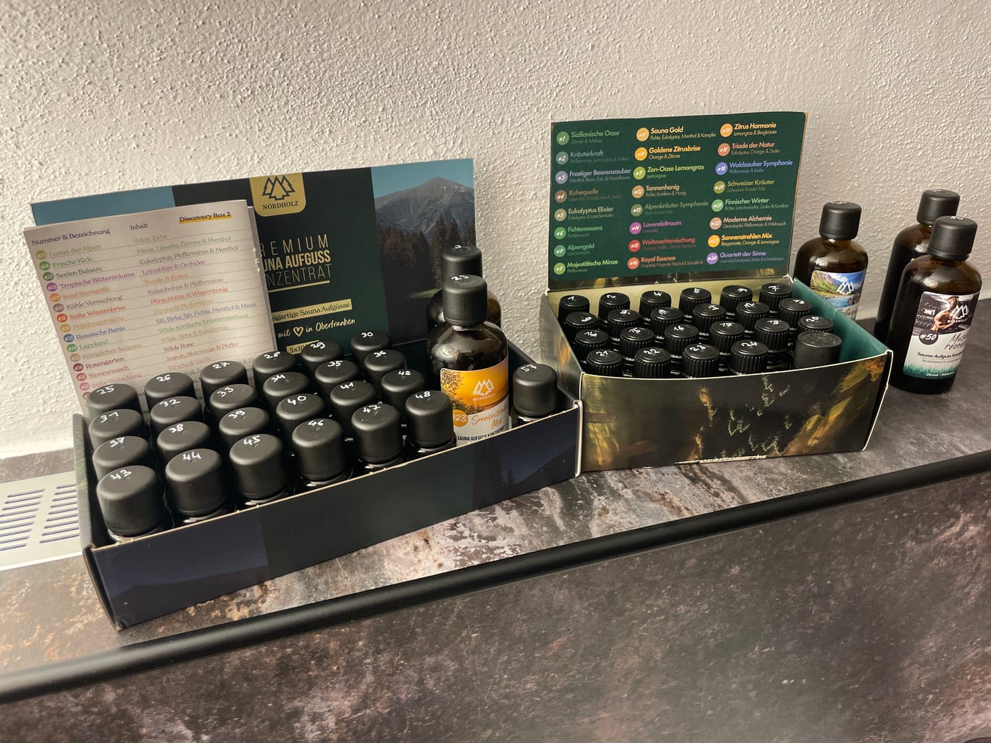 Customer photo review of Sauna Aufguss Discovery Box 2