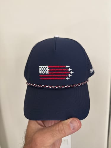 Customer photo review of USA Hat Navy