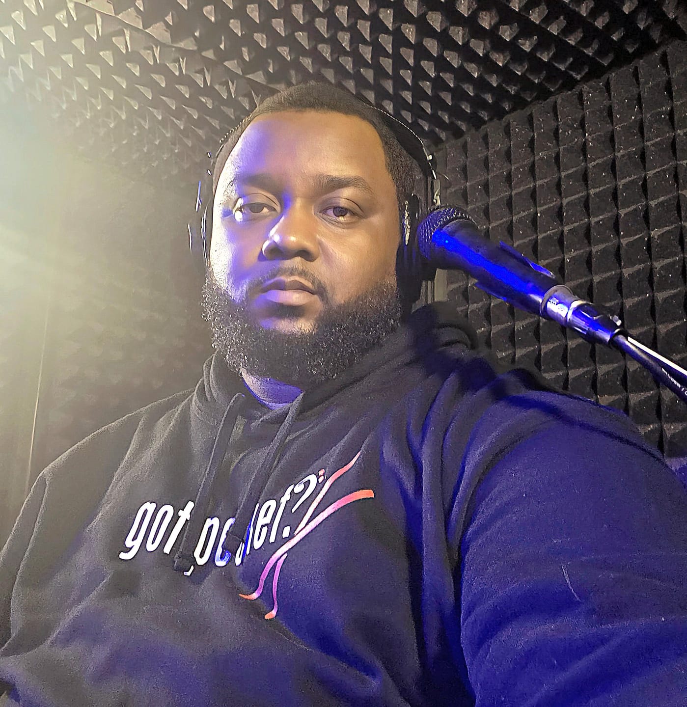 Customer photo review of Groove Hoodie (Black/Red)