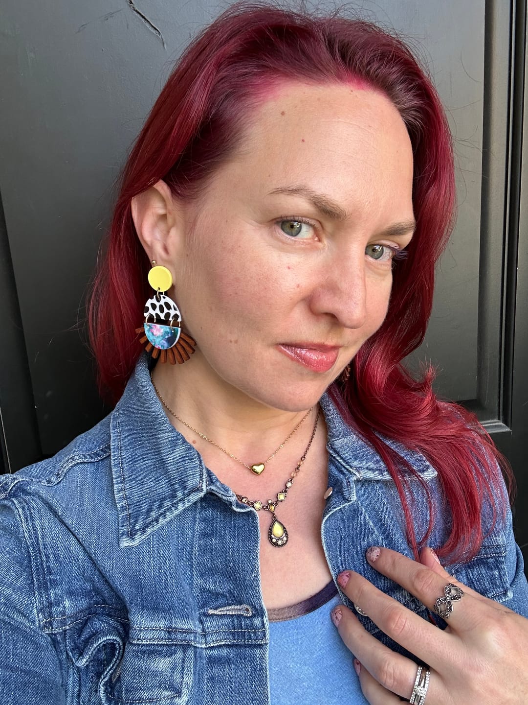 Customer photo review of Riley Heart Necklace (Bundle)